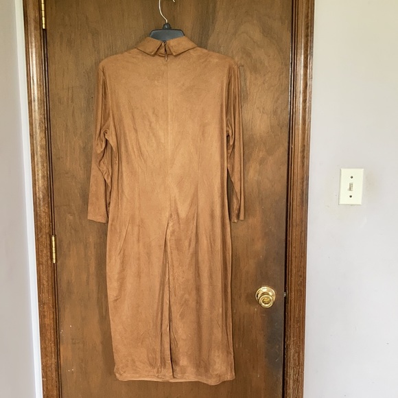 Sami & Jo camel colored collared dress size L - Picture 15 of 17